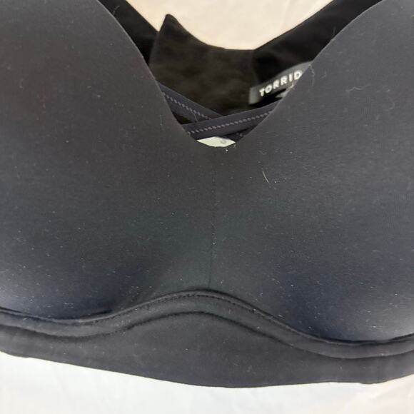 Torrid Dream Wire Free Boost Black Bra Size 42DDD - Picture 5 of 6